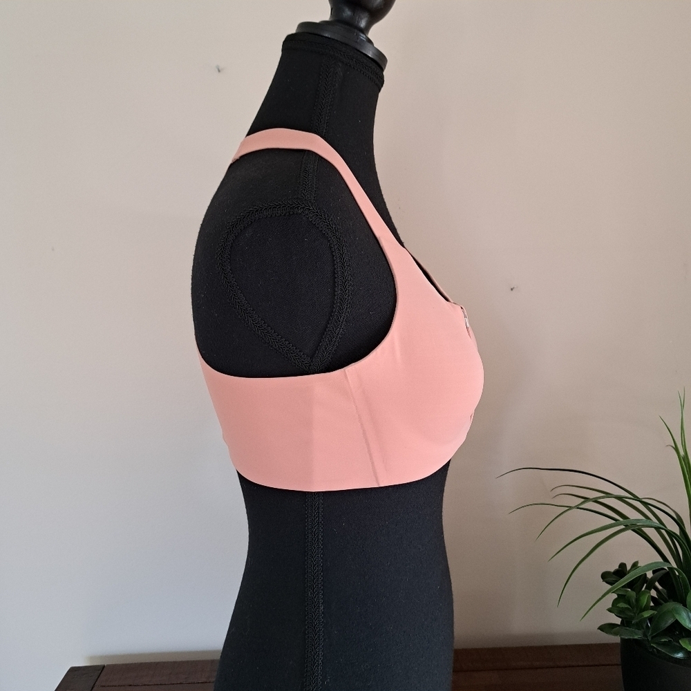 Knix Catalyst Bra Front Zip Pink Ginger Adjustable Size 2 36A - Picture 3 of 11